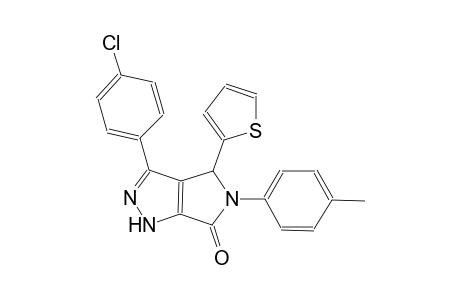 pyrrolo[3,4-c]pyrazol-6(1H)-one, 3-(4-chlorophenyl)-4,5-dihydro-5-(4-methylphenyl)-4-(2-thienyl)-