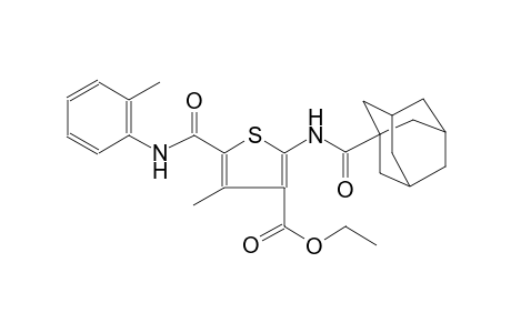 3-thiophenecarboxylic acid, 4-methyl-5-[[(2-methylphenyl)amino]carbonyl]-2-[(tricyclo[3.3.1.1~3,7~]dec-1-ylcarbonyl)amino]-,