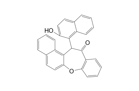 12-(2'-Hydroxy-1'-naphthyl)-benzo[b]naphtho[2,1-f]oxepin-13-one