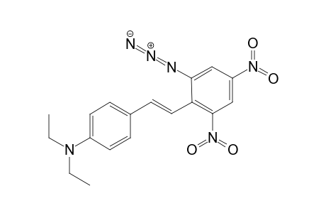 (E)-1-(2-Azido-4,6-dinitrophenyl)-2-(4-diethylphenyl)ethene