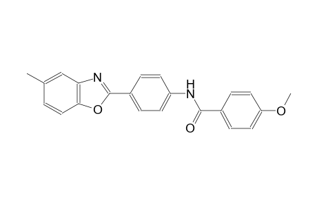 benzamide, 4-methoxy-N-[4-(5-methyl-2-benzoxazolyl)phenyl]-