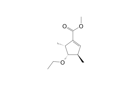 Methyl (3.beta.,4.alpha.5.alpha.)-4-Ethoxy-3,5-dimethylcyclopent-1-ene-1-carboxylate