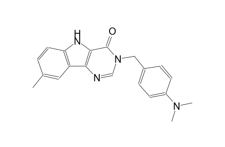 3-[4-(dimethylamino)benzyl]-8-methyl-3,5-dihydro-4H-pyrimido[5,4-b]indol-4-one