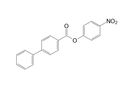 4-biphenylcarboxylic acid, p-nitrophenyl ester