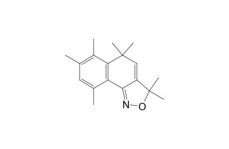 Naphth[1,2-c]isoxazole, 3,5-dihydro-3,3,5,5,6,7,9-heptamethyl-
