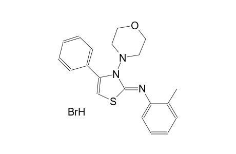 2-methyl-N-((2Z)-3-(4-morpholinyl)-4-phenyl-1,3-thiazol-2(3H)-ylidene)aniline hydrobromide