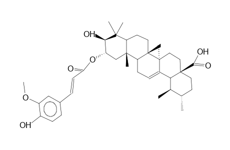 2-ALPHA-O-TRANS-FERULYL-3-BETA-HYDROXY-URS-12-EN-28-OIC-ACID