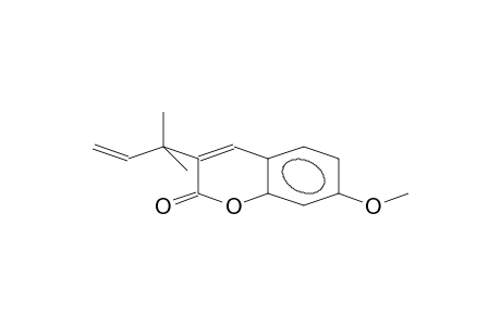 3-(1,1-Dimethyl-allyl)-7-methoxy-coumarin