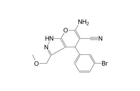 pyrano[2,3-c]pyrazole-5-carbonitrile, 6-amino-4-(3-bromophenyl)-1,4-dihydro-3-(methoxymethyl)-