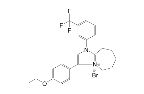 3-(4-ethoxyphenyl)-1-[3-(trifluoromethyl)phenyl]-1H,5H,6H,7H,8H,9H-imidazo[1,2-a]azepin-4-ium bromide