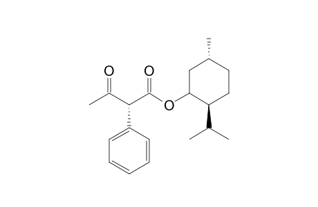 (R+S)-(1R,2S,5R)-2-Isopropyl-5-methylcyclohexyl 3-oxo-2-phenylbutanoate