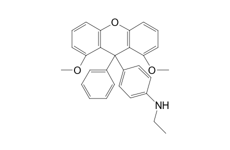 1,8-Dimethoxy-9-(4-ethylaminophenyl)-9-phenylxanthene