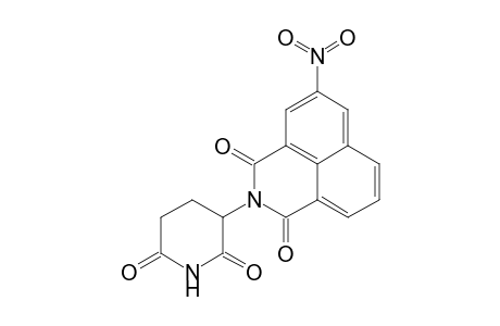 2-(2,6-dioxopiperidin-3-yl)-5-nitro-1H-benzo-[de]isoquinoline-1,3(2H)-dione