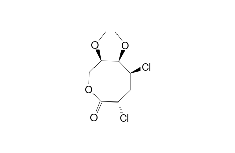 (2S,5S,6R,7R)-3,5-Dichloro-6,7-dimethoxyoxocan-2-one