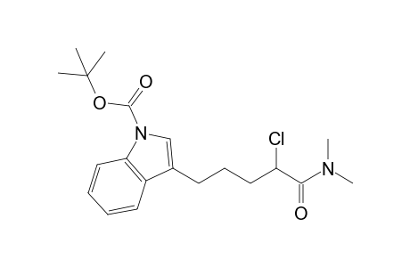5-[1'-(tert-Butyloxycarbonyl)indol-3'-yl]-2-chloro-N,N-dimethylpentanamide