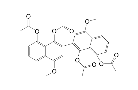 Bis[4-methoxy-1,8-dihydroxy-2-naphthyl] tetraacetate