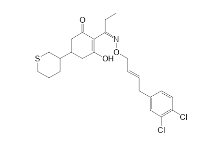 2-Cyclohexen-1-one, 2-[1-[[[4-(3,4-dichlorophenyl)-2-butenyl]oxy]imino]propyl]-3-hydroxy-5-(tetrahydro-2H-thiopyran-3-yl)-