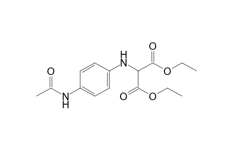 (p-acetamidoanilino)malonic acid, diethyl ester