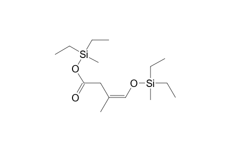 3-Butenoic acid, 4-[(diethylmethylsilyl)oxy]-3-methyl-, diethylmethylsilyl ester, (Z)-