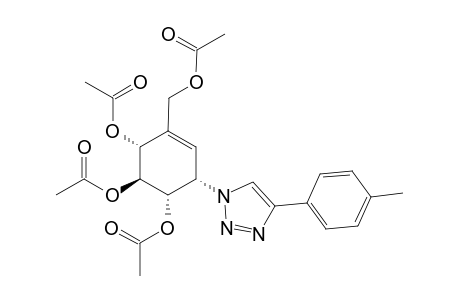 (1S,2S,3R,6S)-4-(Acetoxymethyl)-6-[4-(4-methylphenyl)-1H-1,2,3-triazol-1-yl]cyclohex-4-ene-1,2,3-triyl Triacetate