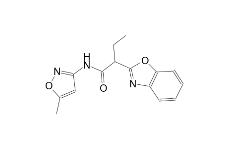 2-(1,3-benzoxazol-2-yl)-N-(5-methyl-3-isoxazolyl)butanamide