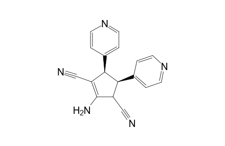 1-Cyclopentene-1,3-dicarbonitrile, 2-amino-4,5-di-4-pyridinyl-