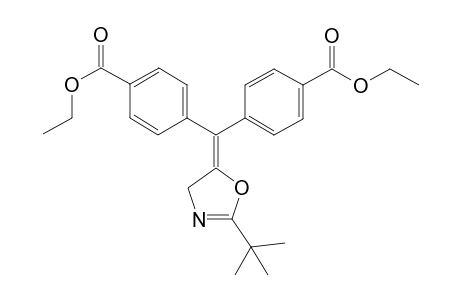 Diethyl 4,4'-((2-tert-butyloxazol-5(4H)-ylidene)methylene)dibenzoate