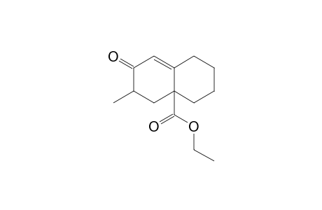 Ethyl 6-methyl-7-oxo-1,3,4,5,6,7-hexahydro-1H-naphthalene-4a-carboxylate