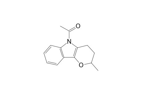 1-(2-Methyl-3,4-dihydro-2H-pyrano[3,2-b]indol-5-yl)ethanone