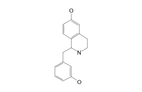 1,2,3,4-Tetrahydroisoquinolin-6-ol, 1-[3-hydroxybenzyl]-