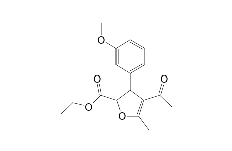 Ethyl 4-Acetyl-2,3-dihydro-3-(3-methoxyphenyl)-5-methylfuran-2-carboxylate