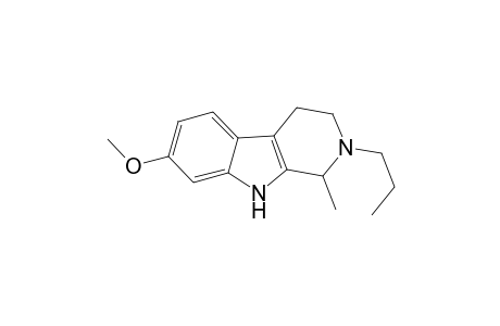 11-Methoxy-3-methyl-4-propyl-3,4,5,6-tetrahydro-.beta.-carboline