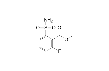 Benzoic acid, 2-(aminosulfonyl)-6-fluoro-, methyl ester