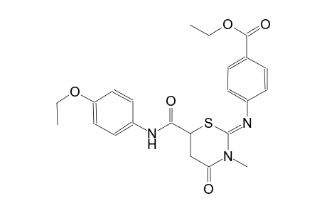 ethyl 4-({(2Z)-6-[(4-ethoxyanilino)carbonyl]-3-methyl-4-oxotetrahydro-2H-1,3-thiazin-2-ylidene}amino)benzoate