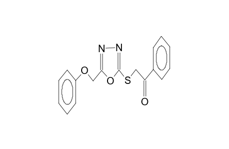 2-phenoxymethyl-5-benzoylmethylthio-1,3,4-oxadiazole