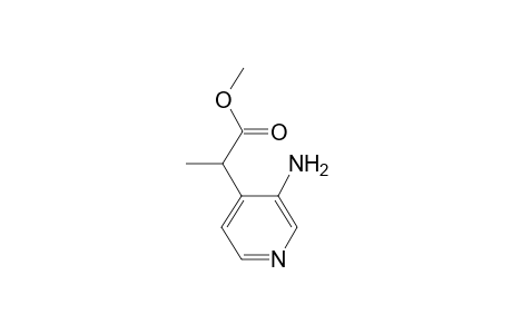 2-(3-amino-4-pyridinyl)propanoic acid methyl ester