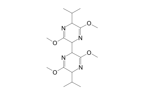 (6R)-3,10-Diisopropyl-2,5,9,12-tetramethoxy-1,4,8,11-tetraaza-dispiro[5.0.5]dodeca-1,4,8,11-tetraene