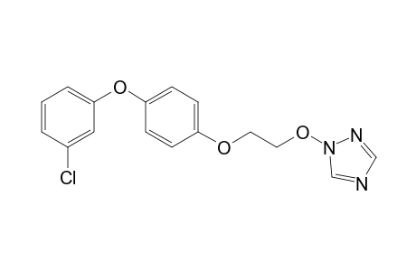 1H-1,2,4-Triazole, 1-[2-[4-(3-chlorophenoxy)phenoxy]ethoxy]-
