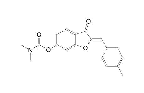 carbamic acid, dimethyl-, (2Z)-2,3-dihydro-2-[(4-methylphenyl)methylene]-3-oxobenzofuranyl ester