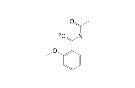 1-(2-METHOXYPHENYL)-1-ACETAMIDO-2-(13)C-ETHENE