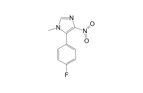5-(4-FLUOROPHENYL)-1-METHYL-4-NITRO-1H-IMIDAZOLE