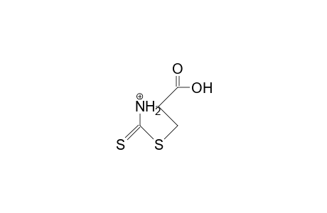 2-Thioxo-4-thiazolidinecarboxylic acid, cation