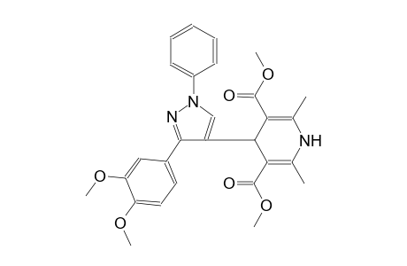 3,5-pyridinedicarboxylic acid, 4-[3-(3,4-dimethoxyphenyl)-1-phenyl-1H-pyrazol-4-yl]-1,4-dihydro-2,6-dimethyl-, dimethyl ester