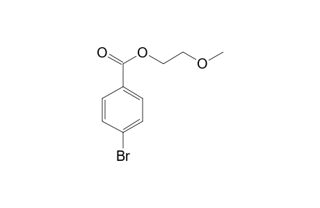 4-Bromobenzoic acid, 2-methoxyethyl ester