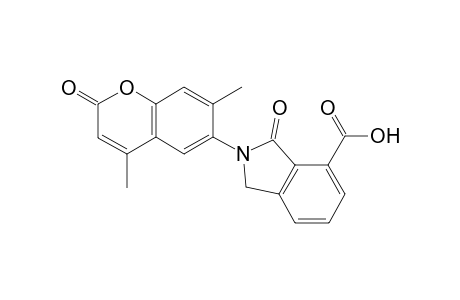 2-[N-(4,7-Dimethylcoumarin-6'-yl)]-3-oxo-2,3-dihydro-1H-isoindolene-5-carboxylic acid