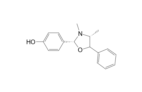cis-2-(para-hydroxyphenyl)-3,4-dimethyl-5-phenyloxazolidine