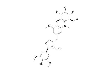 MANGLIESIDE-E;5,5'-DIMETHOXY-LARICIRESINOL-4-O-BETA-D-GLUCOPYRANOSIDE