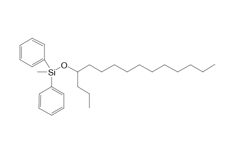Methyl(diphenyl)silyl 1-propyldodecyl ether