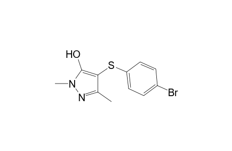 4-((4-bromophenyl)thio)-1,3-dimethyl-1H-pyrazol-5-ol