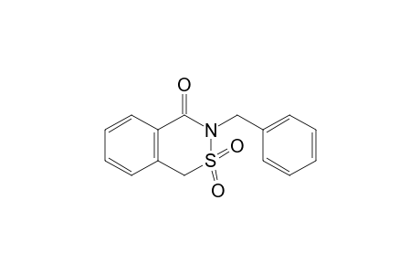 3-benzyl-1H-2,3-benzothiazin-4(3H)-one, 2,2-dioxide